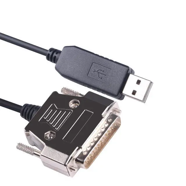 Alt view image 4 of 5 - USB to RS232 DB25 Serial Adapter Cable for Fanuc CNC DNCLINK Configuration Copy Setting (6ft)