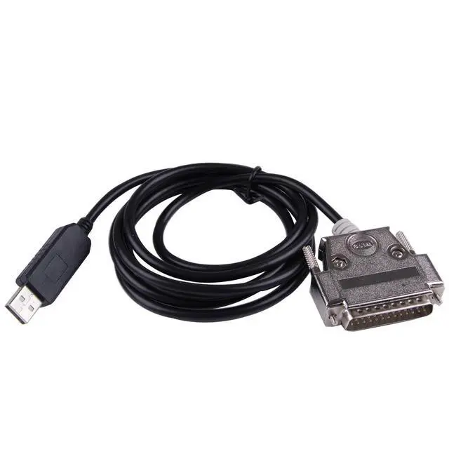 Alt view image 2 of 5 - USB to RS232 DB25 Serial Adapter Cable for Fanuc CNC DNCLINK Configuration Copy Setting (16ft)