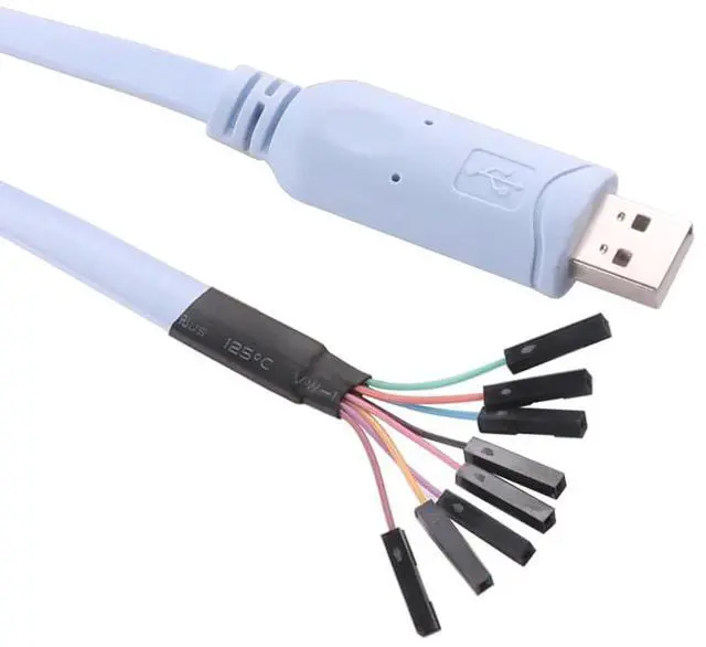 Main image of USB to Serial Cable RS232 Converter Adapter 8 Pins 8P 1.8M