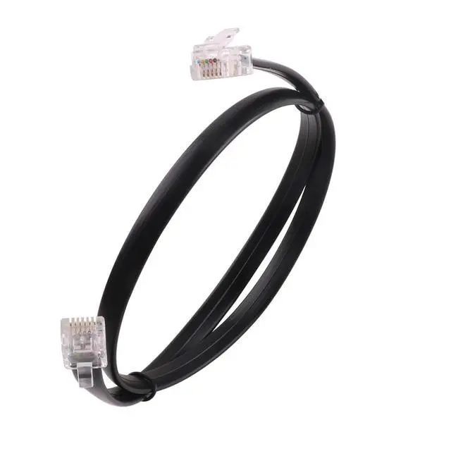 Alt view image 6 of 7 - RJ12 6P6C to RJ12 6P6C Cable for Replacing Fanatec ClubSport Shifters/Pedals Cable (3.3ft)