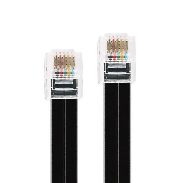 Alt view image 7 of 7 - RJ12 6P6C to RJ12 6P6C Cable for Replacing Fanatec ClubSport Shifters/Pedals Cable (3.3ft)