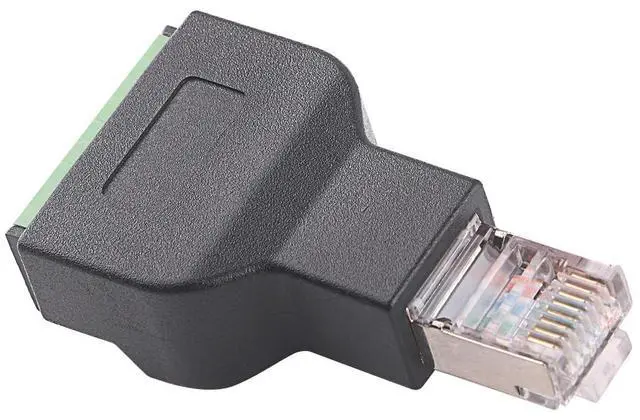 Main image of 2PCS RJ45 Male Connector Toolless Free Tool Reusable Termination Plugs Shielded Ethernet Field Modular Plug