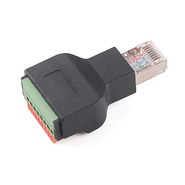 Alt view image 3 of 7 - 2PCS RJ45 Male Connector Toolless Free Tool Reusable Termination Plugs Shielded Ethernet Field Modular Plug