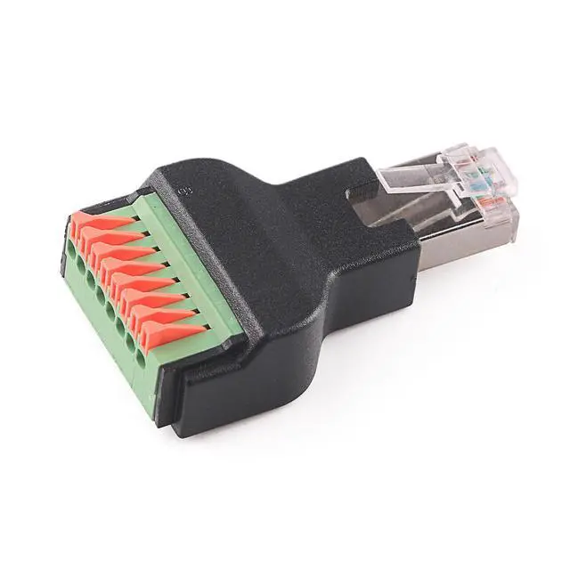 Alt view image 5 of 7 - 2PCS RJ45 Male Connector Toolless Free Tool Reusable Termination Plugs Shielded Ethernet Field Modular Plug