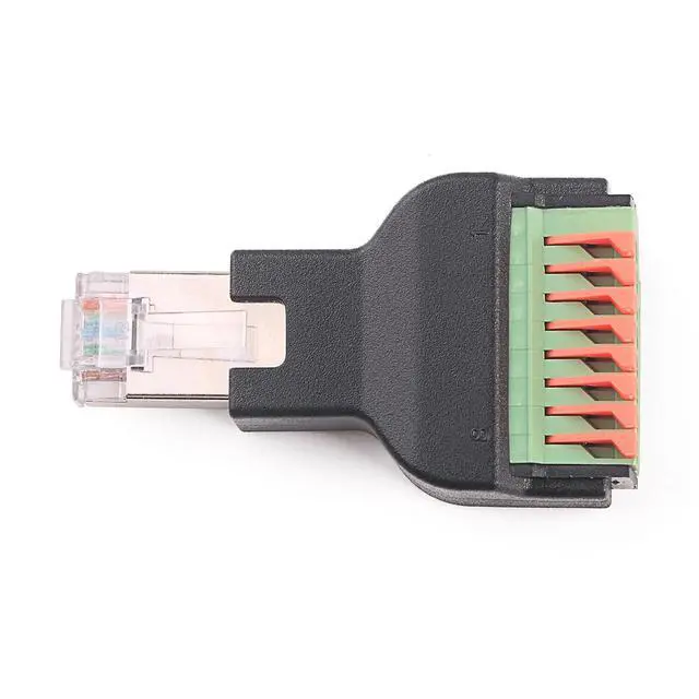 Alt view image 6 of 7 - 2PCS RJ45 Male Connector Toolless Free Tool Reusable Termination Plugs Shielded Ethernet Field Modular Plug