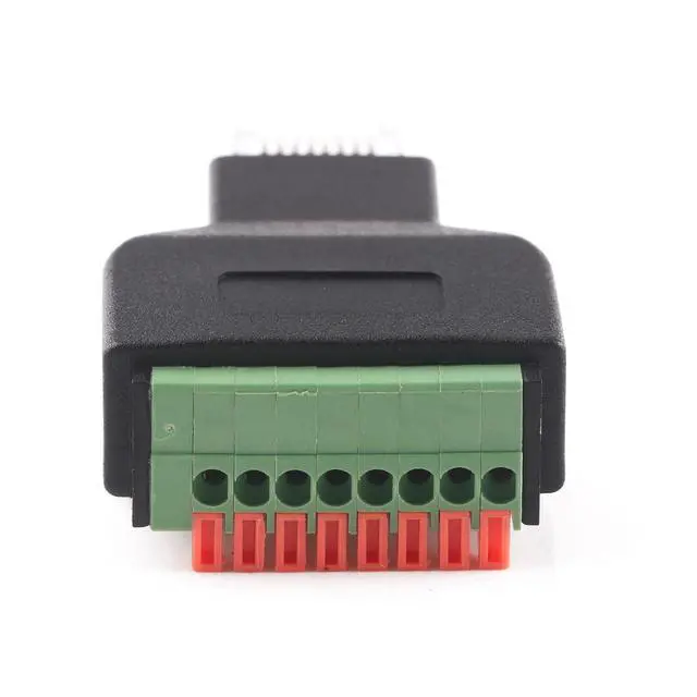 Alt view image 4 of 7 - 2PCS RJ45 Male Connector Toolless Free Tool Reusable Termination Plugs Shielded Ethernet Field Modular Plug
