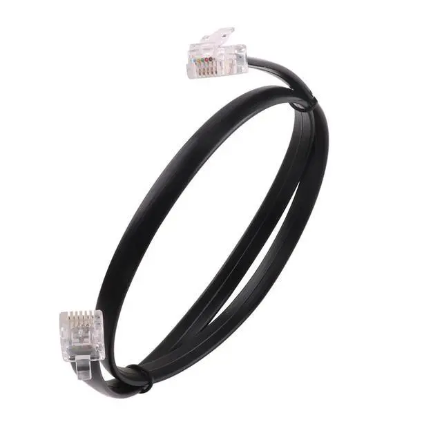 Alt view image 7 of 7 - 2 Pack RJ12 6P6C to RJ12 6P6C Straight Wired Cable for Replacing Fanatec ClubSport Shifters/Pedals Cable (20, Inches)