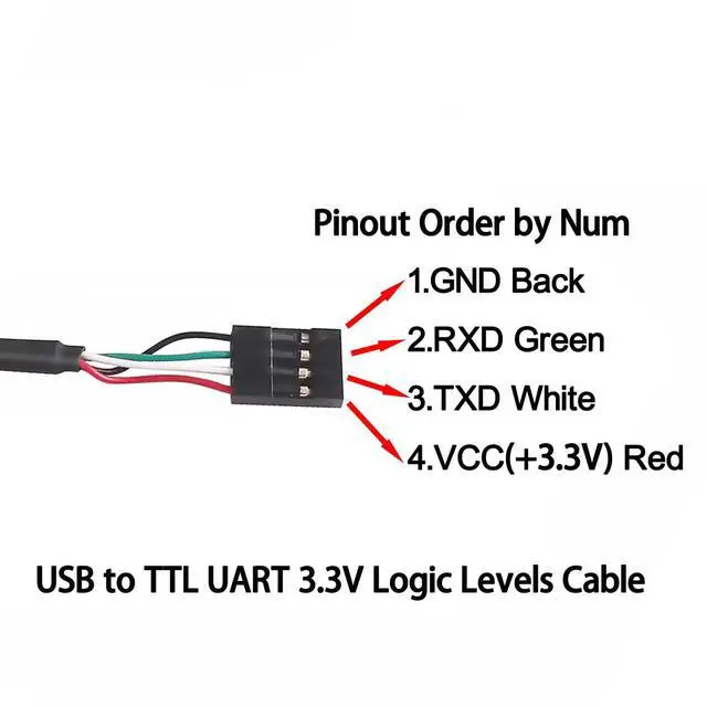 Alt view image 3 of 3 - USB Console Cable for Aruba Wirelss Access Point AP-207 AP-304 305 AP-314 315 Supported Win 11 10 8 7 (6ft)