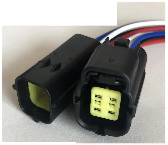 Main image of Dj70216y-1.8mm automobile sensor tail wire plug 6p electrical harness waterproof connector rubber seal 8 hole wire length 15cm(4p strip line,5sets)