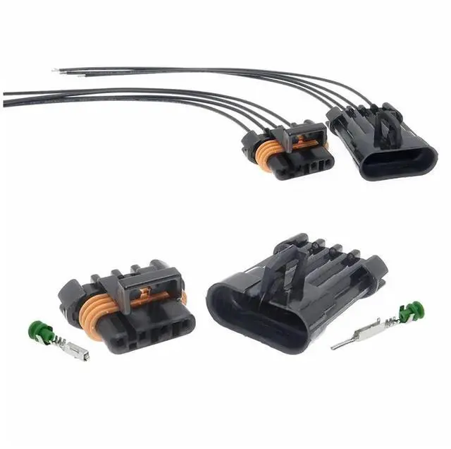 Alt view image 2 of 3 - 1 set 4-pin 12162102 12162144 coil set sensor connector waterproof car socket connector(1 Set female)