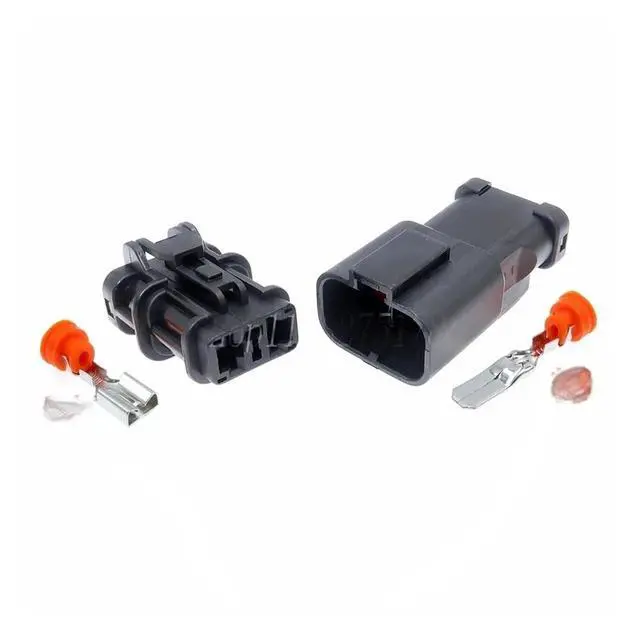 Alt view image 3 of 3 - 1 set 2-pin 7a222-6423-30 7123-6423-30 Waterproof Automotive Speed Water Temperature Wire 7222-6423 7123-6423 Terminal Connector(1 Set male)