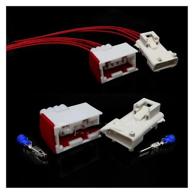 Alt view image 2 of 3 - 1 set 4-pin 144998-5 male/female waterproof automotive connector sensor connector(Female 20cm wires)