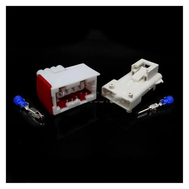 Alt view image 3 of 3 - 1 set 4-pin 144998-5 male/female waterproof automotive connector sensor connector(Female 20cm wires)