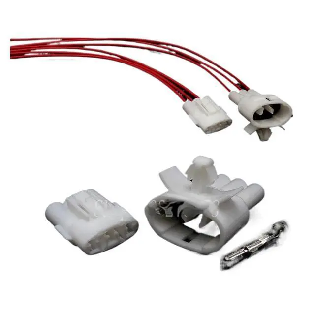 Alt view image 2 of 3 - 1 set 3-pin 6187-3281 6180-3261 Automotive Waterproof Wire Harness Male and Female Connectors with Terminal Connector(Female 20cm wires)