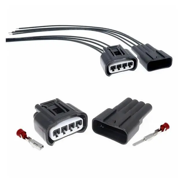 Alt view image 2 of 3 - 1 set 4-pin 7283-7449 90980-11885 Automotive Waterproof 7283-7449-30 Wire Connector(1 Set female)