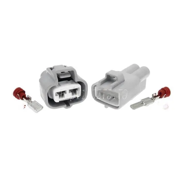 Alt view image 3 of 3 - 1 set 2 pins 6188-0259 6189-0425 90980-11410 Automotive Motor Connector Waterproof Cable Connector(1 Set female)