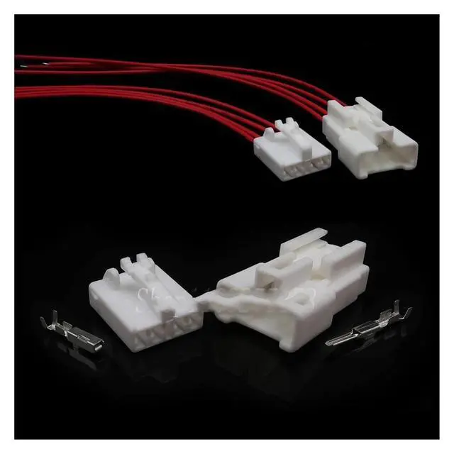 Alt view image 2 of 3 - 1 set 4 pins MG651038 MG641041 Automotive Wire Connector Male or Female Cable Harness Auto Parts Connector(1 Set female)