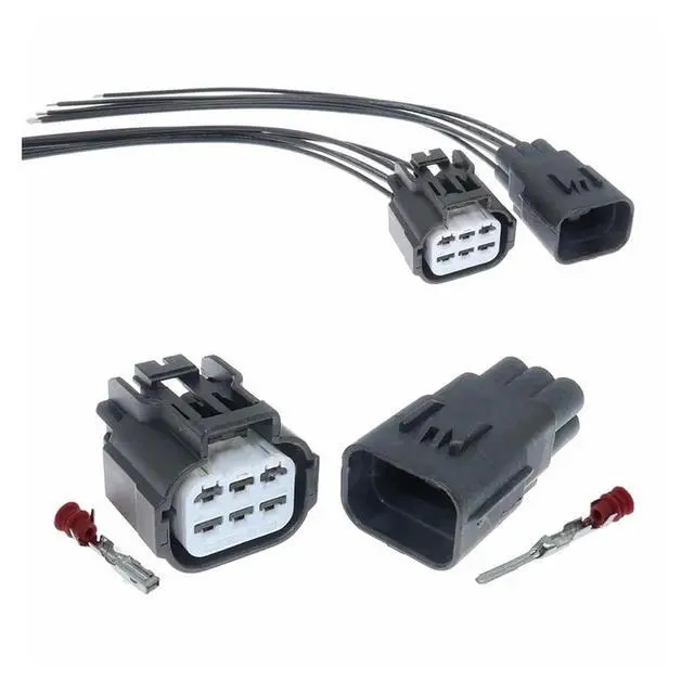 Alt view image 2 of 3 - 1 set 6-pin 6189-7535 6189-7534 Automotive Waterproof Connector Connector(1 Set male)