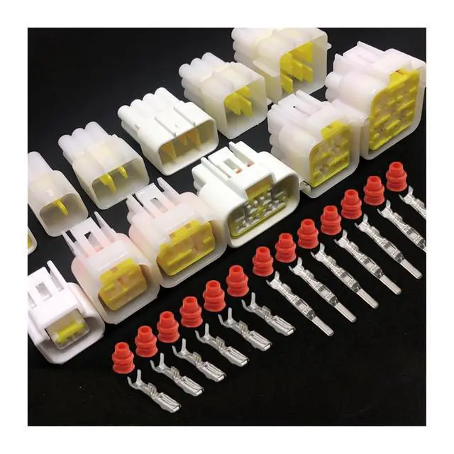 Alt view image 2 of 2 - 7022y-2.3 is applicable to the waterproof connector 1p2p3p4p-16p ignition coil plug terminal sheath of automobile harness(6p,1sets)