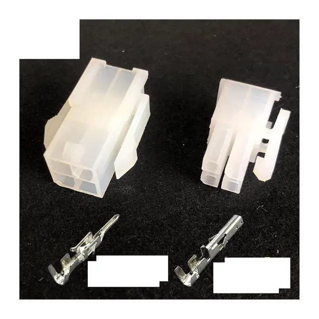 Alt view image 3 of 6 - 5557/5559 automobile harness connector 4.2mm6/8/10/12-24 pin computer power cable male and female terminal double row Plug Kit(8p,10sets)
