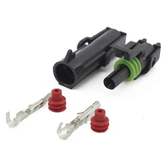 Alt view image 2 of 6 - 10 kit 1/2/3/4/6 pin road automotive waterproof electrical connector 2.5 mm series terminal waterproof(3pcs,1P)