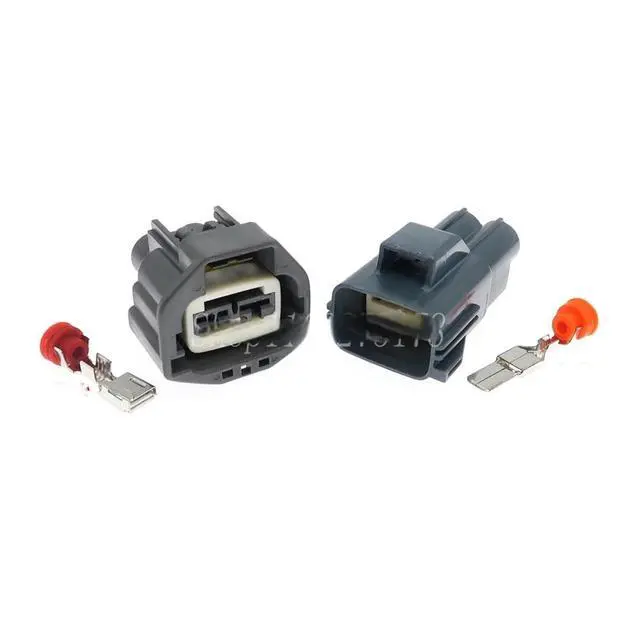 Alt view image 3 of 3 - 1 set 2-pin 7282-5596-10 7283-5596-10 Automotive Sensors Automotive Accessories Wiring Adapter Connector(1 Set male)
