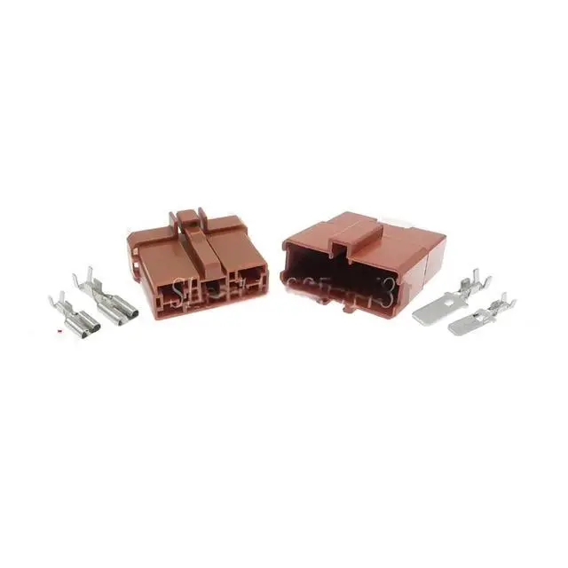Alt view image 3 of 3 - 1 set 7-pin 6950-0366 6950-1030 male and female automotive instrument panel connector switch harness terminal connector(Male 20cm wires)