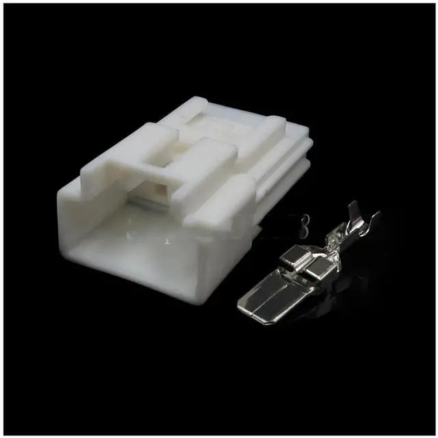 Main image of 1 set 2-pin 6098-1278 6098-1104 Automotive Male Plug Female Connector Adapter Connector(1 Set male)