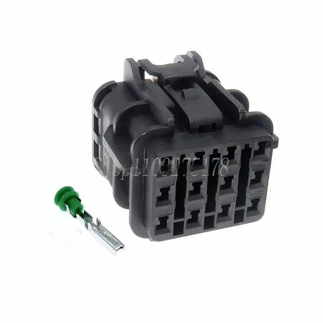 Main image of 1 set 12 pin 7123-7923-30 7222-7923-30 excavator auto gas pedal motor harness waterproof mg640MG610346-5 connector(1 Set female)