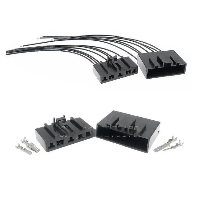 Alt view image 2 of 3 - 1 set 7-pin automotive one-touch harness composite connector Connector(Male 20cm wires)