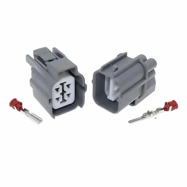 Alt view image 3 of 3 - 1 set 4-pin 6181-0073 6189-0132 Hardware Automotive Connector Sensor Engine Connector(1 Set male)