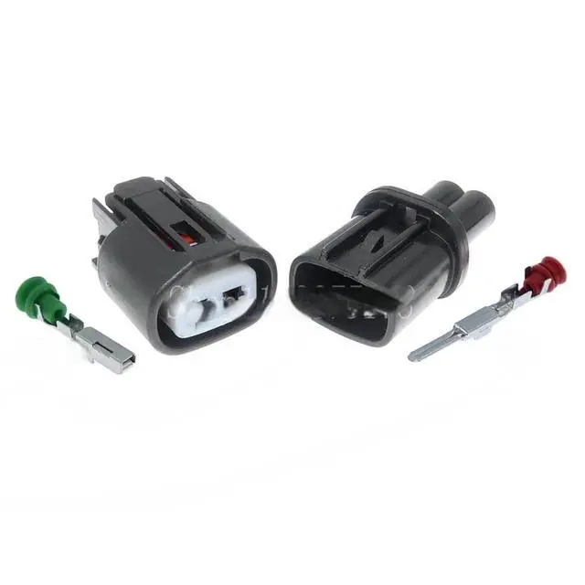 Alt view image 3 of 3 - 1 set 2 pins 6189-0706 Brake male and female ABS Automotive sensor connector Automotive terminal connector(Male 20cm wires)