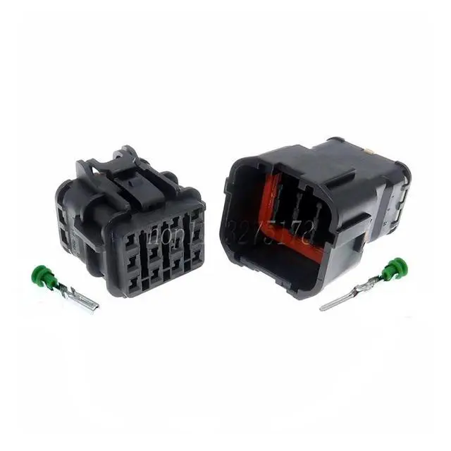 Alt view image 3 of 3 - 1 set 12 pin 7123-7923-30 7222-7923-30 excavator auto gas pedal motor harness waterproof mg640MG610346-5 connector(1 Set female)