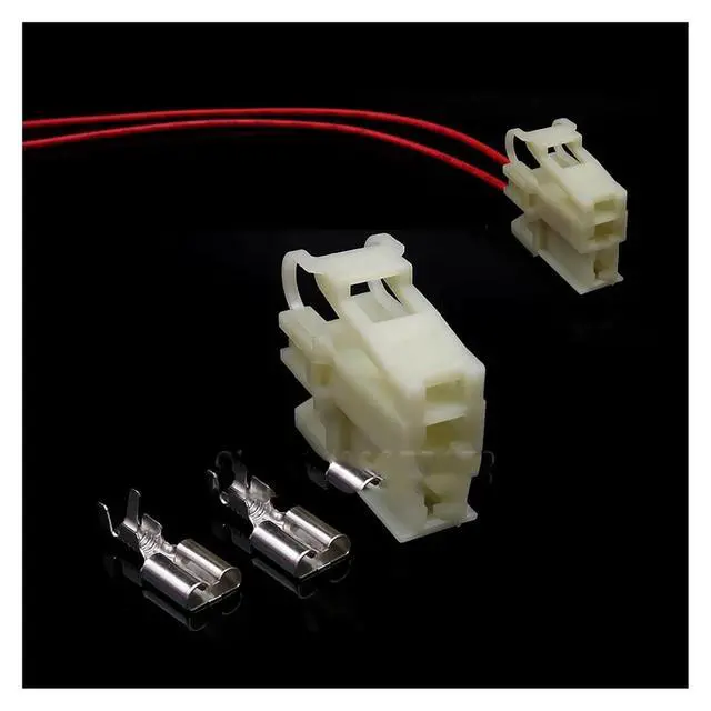 Alt view image 2 of 3 - 1 set 2 pins MG 610263 MG610263 Automotive Wiring Automotive Parts Automotive Plastic Housing Wire Connector(1 Set female)