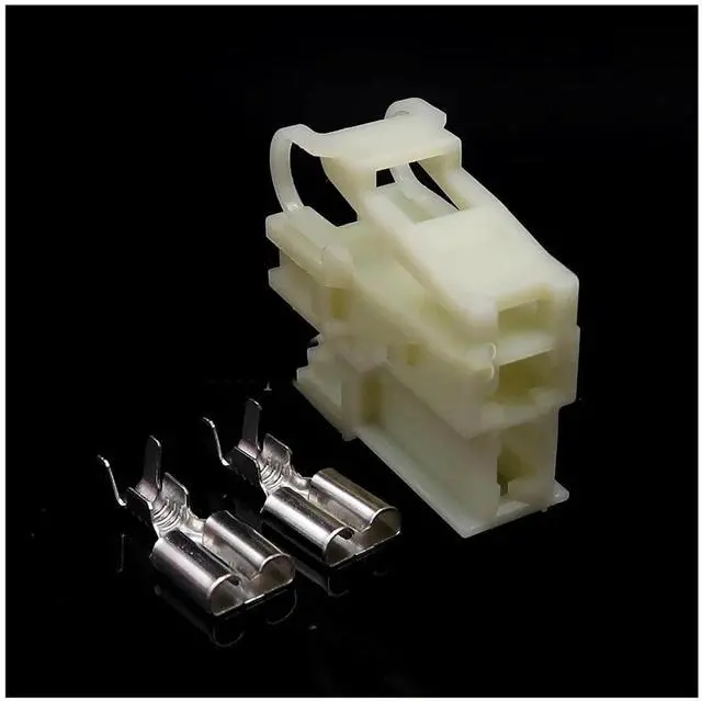 Main image of 1 set 2 pins MG 610263 MG610263 Automotive Wiring Automotive Parts Automotive Plastic Housing Wire Connector(1 Set female)