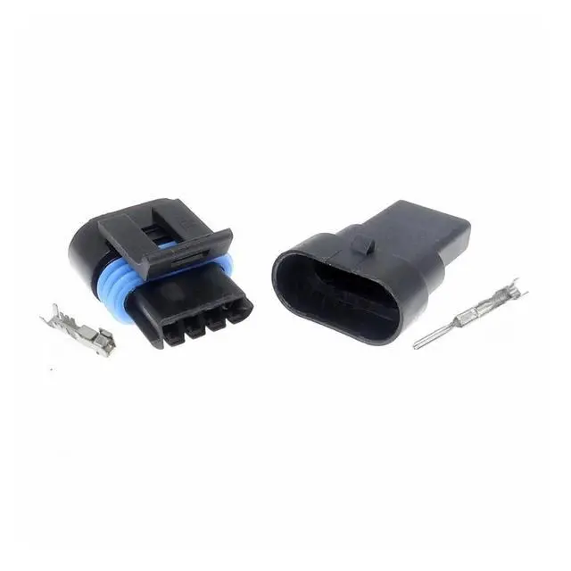Alt view image 3 of 3 - 1 set 4 pins 12162188 12162190 Car idle motor car water temperature sensor wire cable connector(Female 20cm wires)