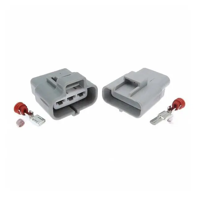 Alt view image 3 of 3 - 1 set 3-pin 6188-0129 6189-0165 Automotive female fan car connection connector(1 Set female)