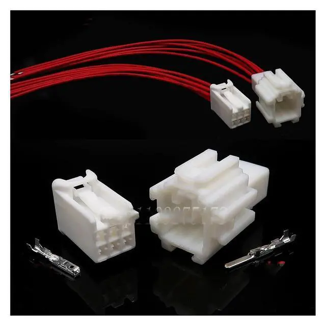 Alt view image 2 of 3 - 1 set 6-pin 7187-8846 7186-8846 male and female automotive wiring harness connector ambient light fuse box connector(1 Set male)