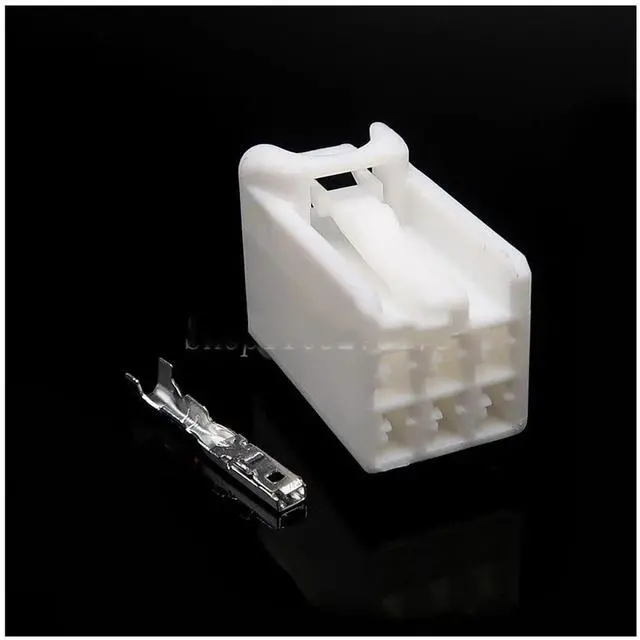 Main image of 1 set 6-pin 7187-8846 7186-8846 male and female automotive wiring harness connector ambient light fuse box connector(1 Set female)