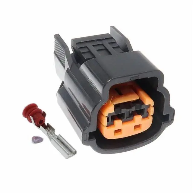 Main image of 1 set 2-pin 6098-0137 Automotive Waterproof Connector Male or Female Speaker Wiring Connection Terminal Connector(1 Set female)