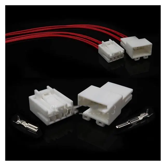 Alt view image 2 of 3 - 1 set 4 pins 936238-1 936227-1 Automotive Reading Light Harness Auto Parts Connector(1 Set male)