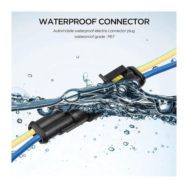 Alt view image 3 of 5 - 662/708/1004pcs HID Waterproof Connectors 1/2/3/4 Pin 26 Sets Car Electrical Wire Plug Truck Harness 300V 12A Fast Delivery(1004pcs and pliers)