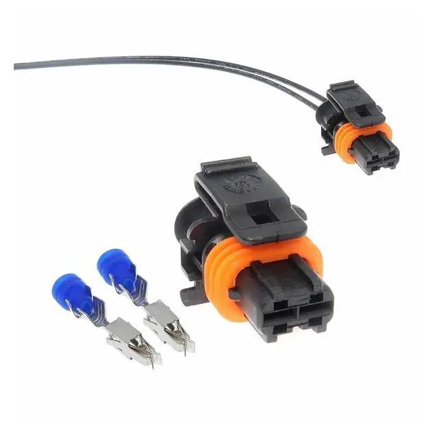 Alt view image 2 of 2 - 1 set 2 pins 1928403137 936462-2 1928404072 Automotive wiring harness waterproof connector Automotive wiring connector(Female 20cm wires)