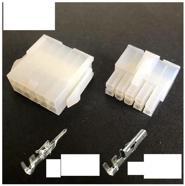 Main image of 5557/5559 automobile harness connector 4.2mm6/8/10/12-24 pin computer power cable male and female terminal double row Plug Kit(10p,5sets)