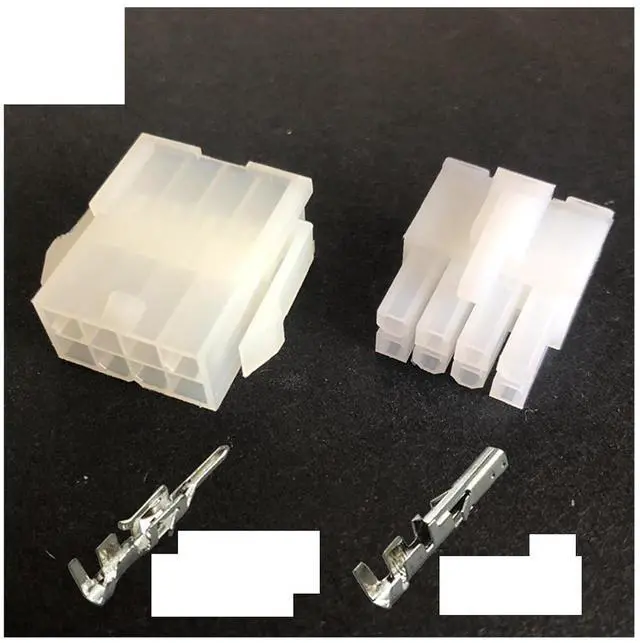 Main image of 5557/5559 automobile harness connector 4.2mm6/8/10/12-24 pin computer power cable male and female terminal double row Plug Kit(8p,10sets)