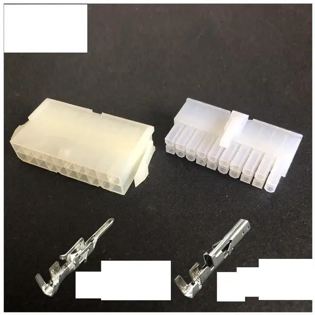 Main image of 5557/5559 automobile harness connector 4.2mm6/8/10/12-24 pin computer power cable male and female terminal double row Plug Kit(20p,10sets)