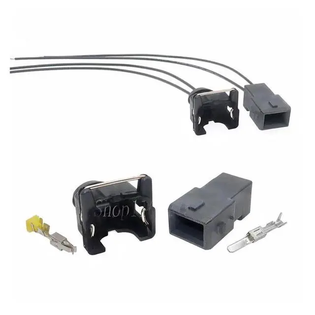 Alt view image 2 of 3 - 1 set 2 pins 1287013003 1 287 013 003 Car shell socket wire waterproof connector terminal connector(1 Set female)