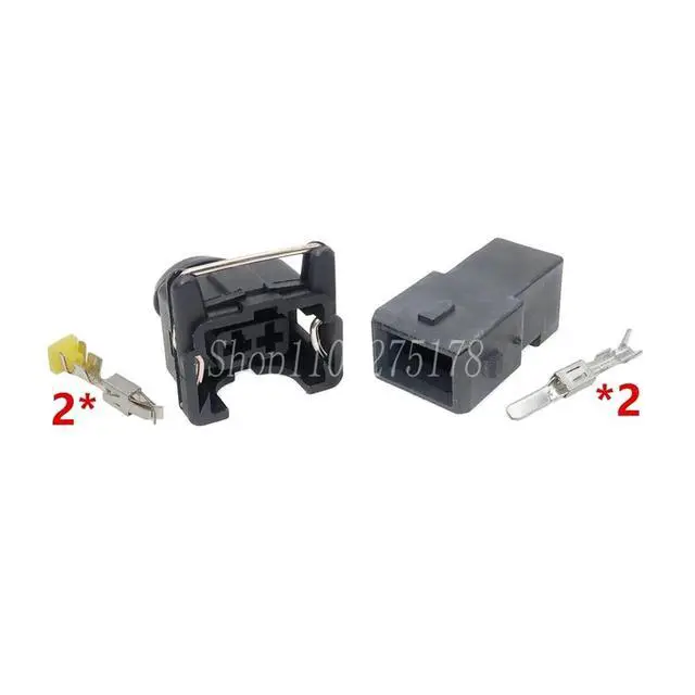 Alt view image 3 of 3 - 1 set 2 pins 1287013003 1 287 013 003 Car shell socket wire waterproof connector terminal connector(1 Set female)