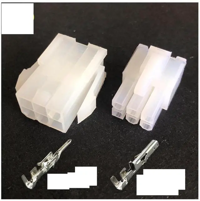 Main image of 5557/5559 automobile harness connector 4.2mm6/8/10/12-24 pin computer power cable male and female terminal double row Plug Kit(6p,10sets)