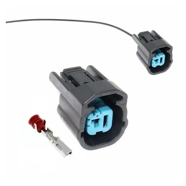 Alt view image 2 of 2 - 1 set 1 pin 6189-0591 6181-0803 K-Series Automotive Waterproof Receptacle Automotive Sensor Connector(Female 20cm wires)